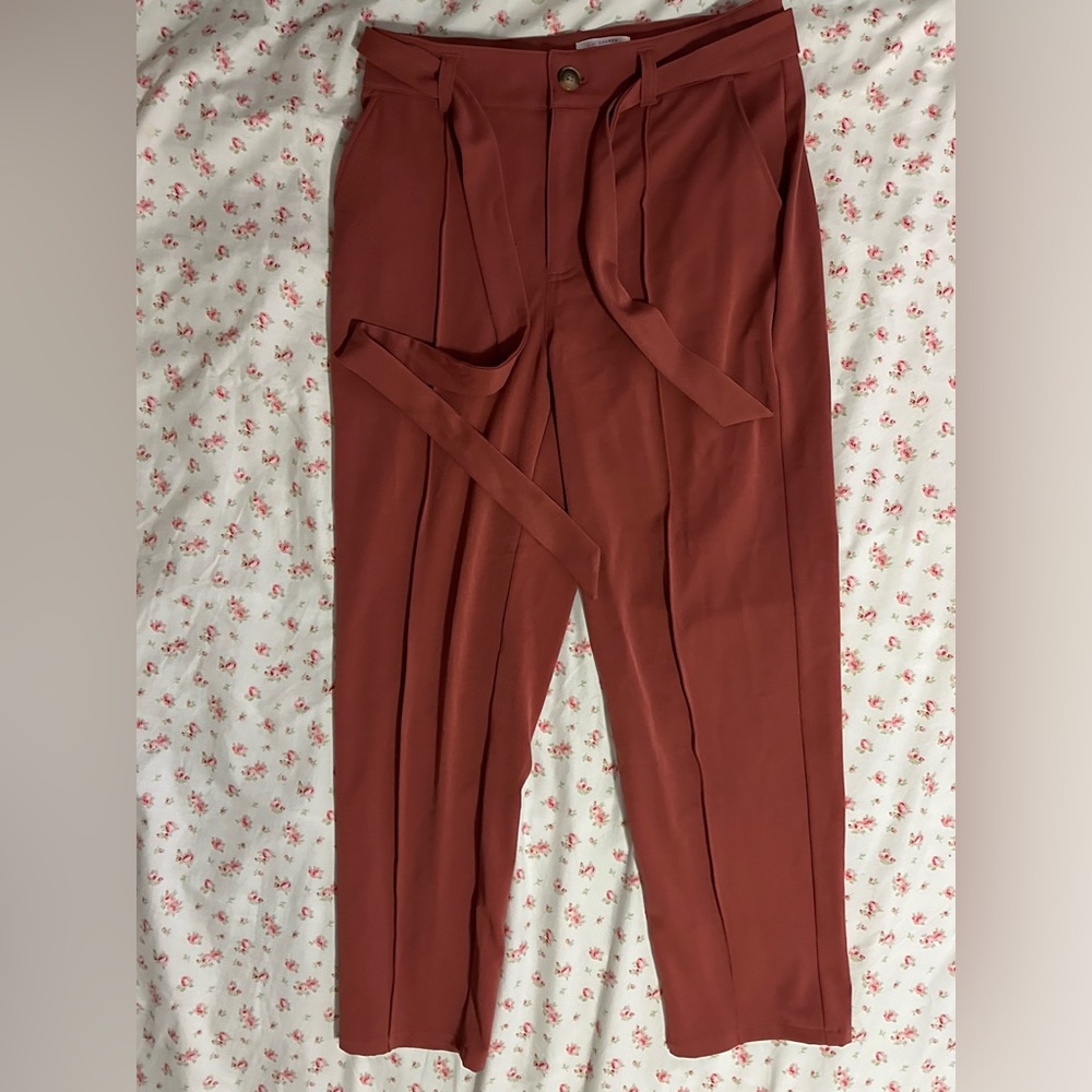 Elegant Rust Women's Pants